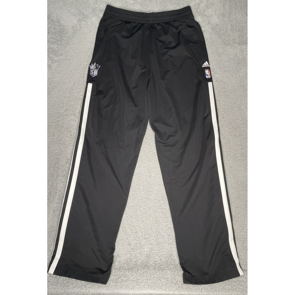 Adidas‎ Sacramento Kings NBA Warm Pants Mens 3XL Length +2 Side Button Snap Away